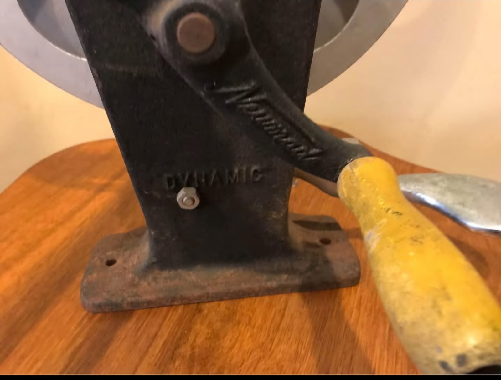 11.5″ HFC HOLLYWOOD FILM CO SPLIT Reel w/Hand Crank Rewinder