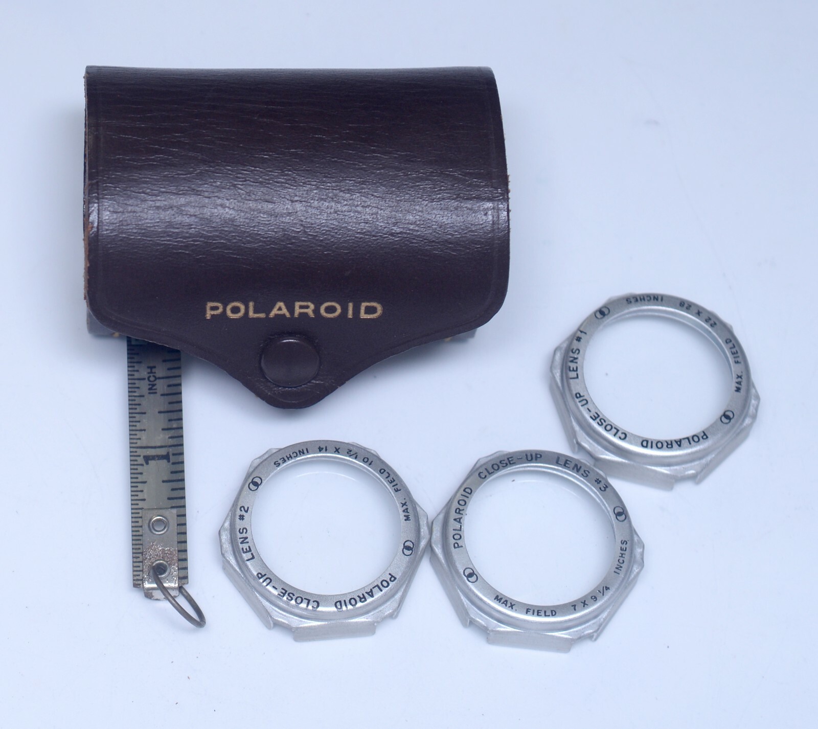 POLAROID Vintage Close Up Lens Kit w Measuring Tape Photographic Accessory