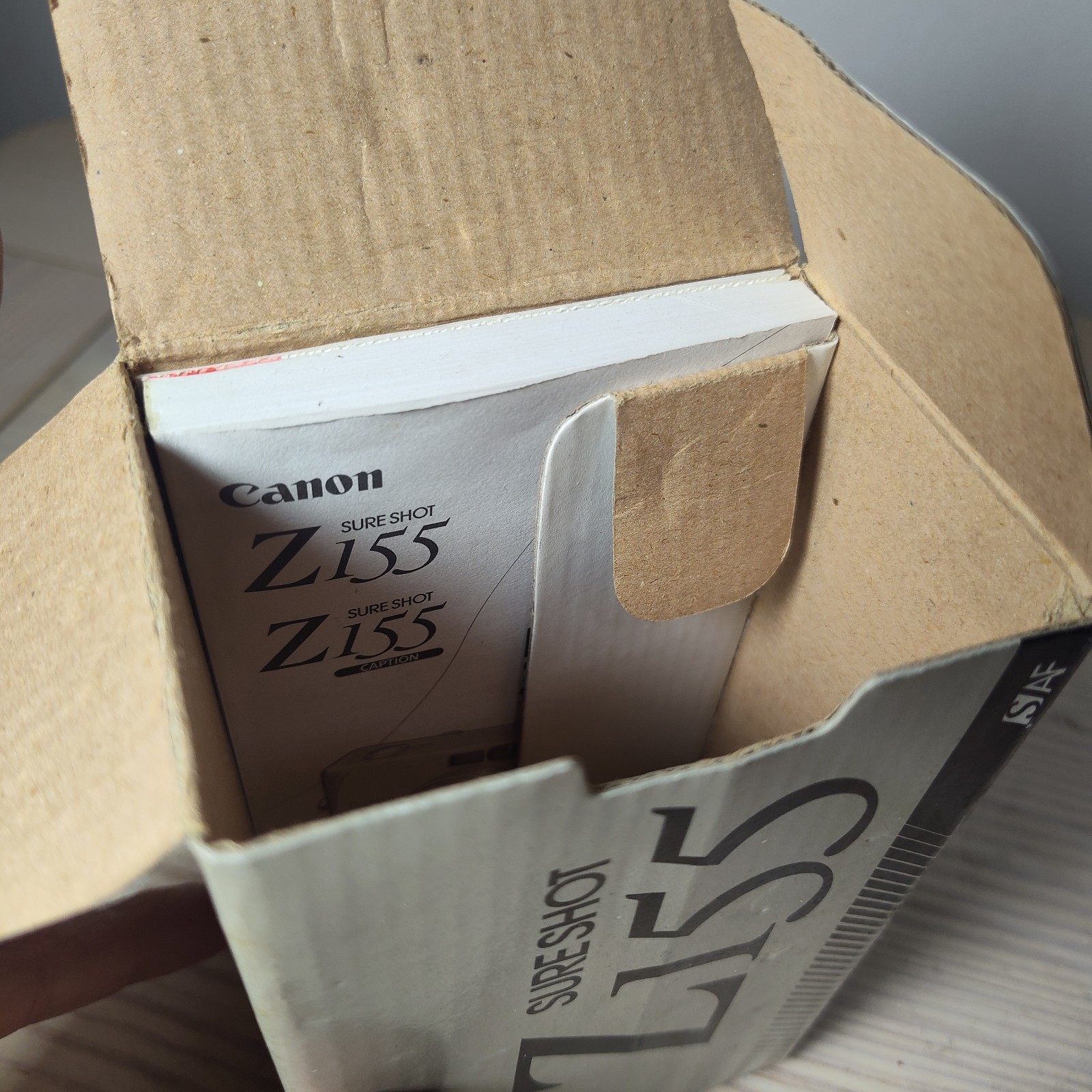Vtg Canon Z155 Retail Cardboard Box Only Original No Camera