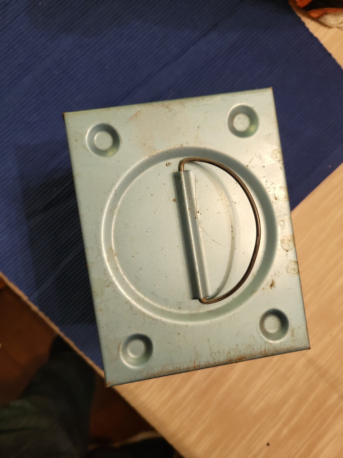 Vintage Kmart Metal Reel Storage Film Case Box