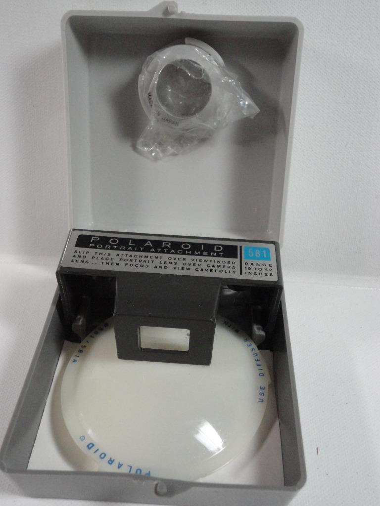 Vintage Polaroid Portrait Kit #581 For Use w/Polaroid color Pack Cameras