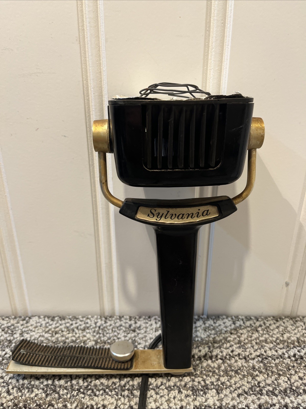 VTG Sylvania Original Sun Gun 1 Movie Light SG w/ Original Bracket Works No Len