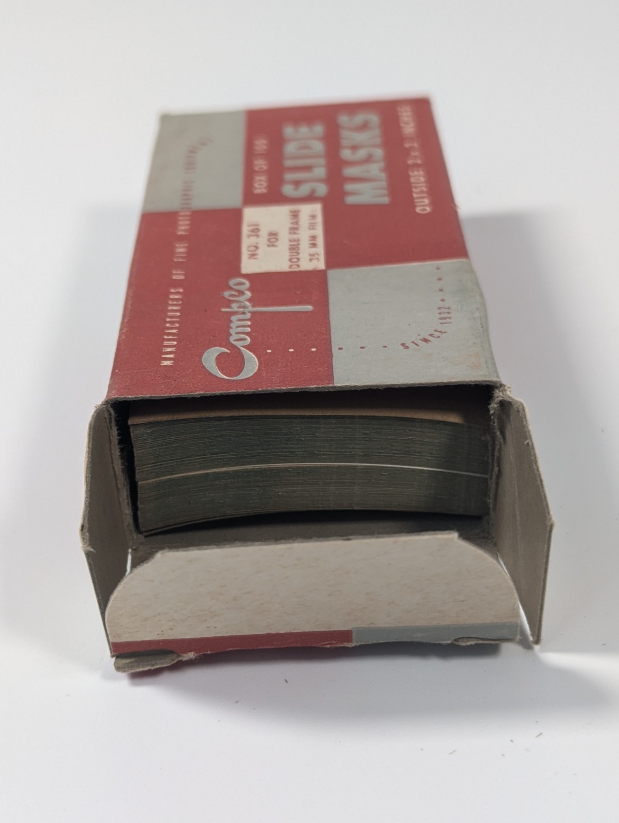 Vintage Compco No. 361 Slide Mask for 35mm Film , Box of 100