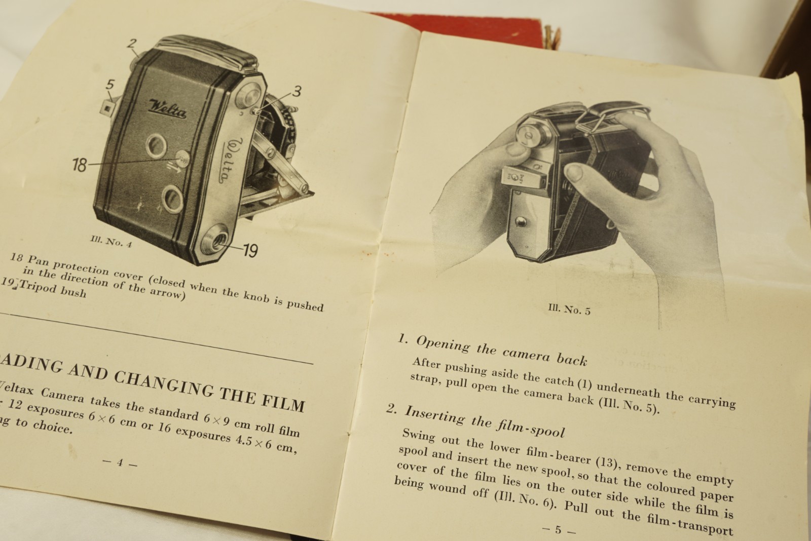 Welta WEB box , mask 4.5×6, instructions for WELTAX 6×6 6x 4.5, etc