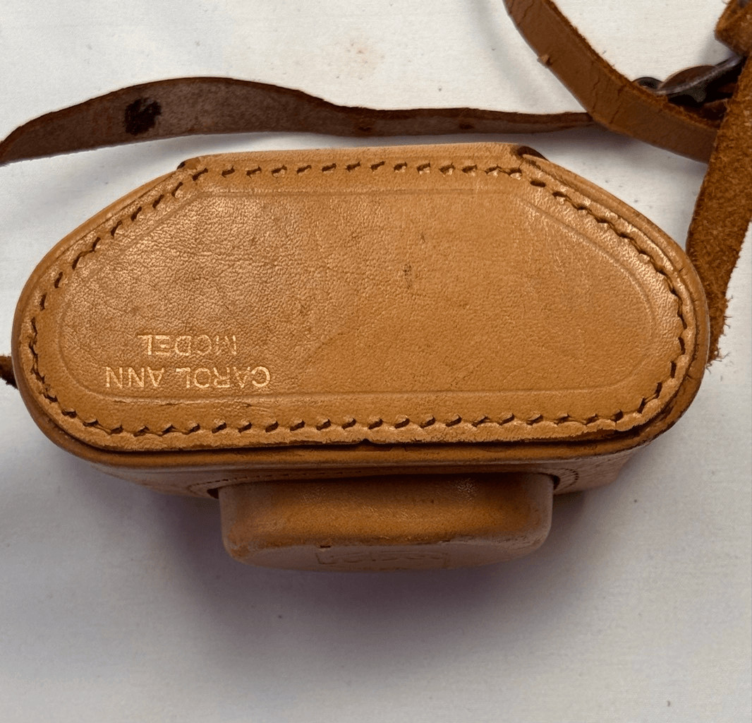 Vintage Bolsey Leather Case for Bolsey B2 – 35mm Camera/Light Brown