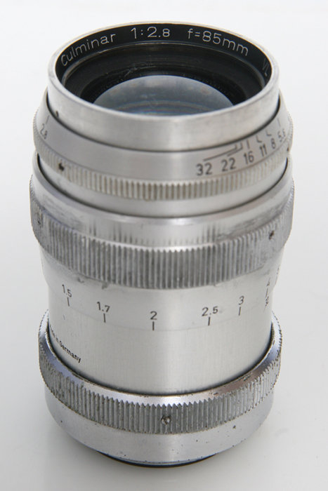 Steinheil 85mm f2.8 Culminar VL Lens. Leica screw mount