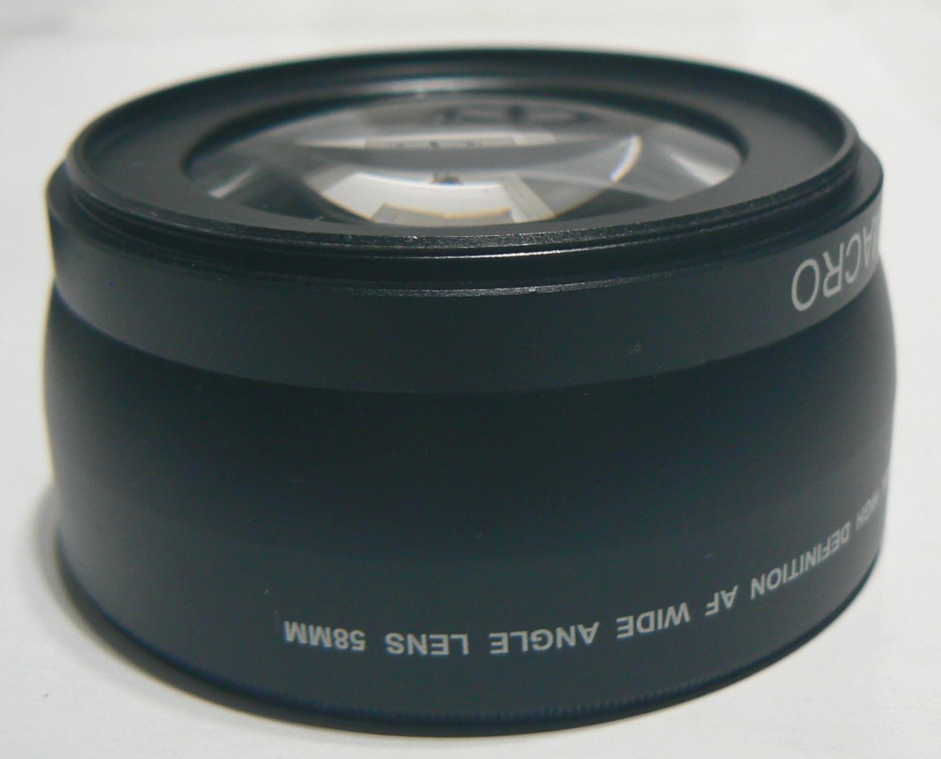Deco Gear Pro Series 58mm HD 0.43X Wide Angle Macro Threaded Lens +Both End Caps