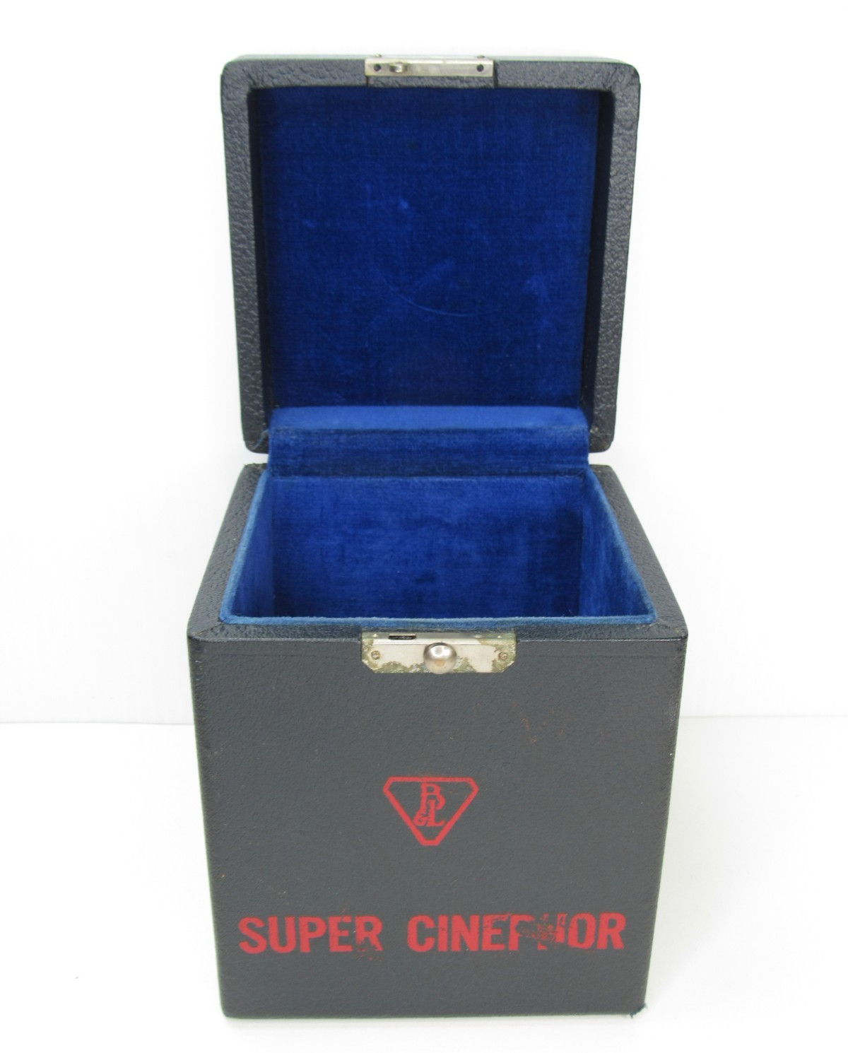 RARE Vtg Bausch & Lomb Super Cinephor Box Case ONLY for Cinema Projector Lens