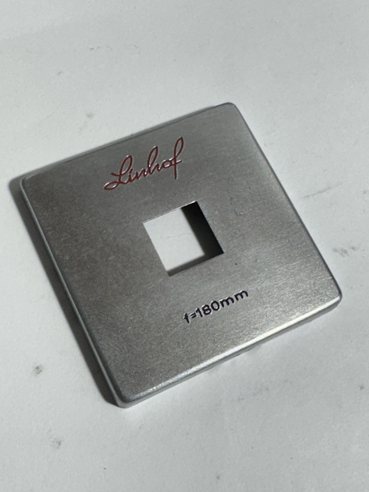 Linhof Baby Technika III/IV 6×6 Viewfinder Mask 180mm Non Biogon Finder Exc