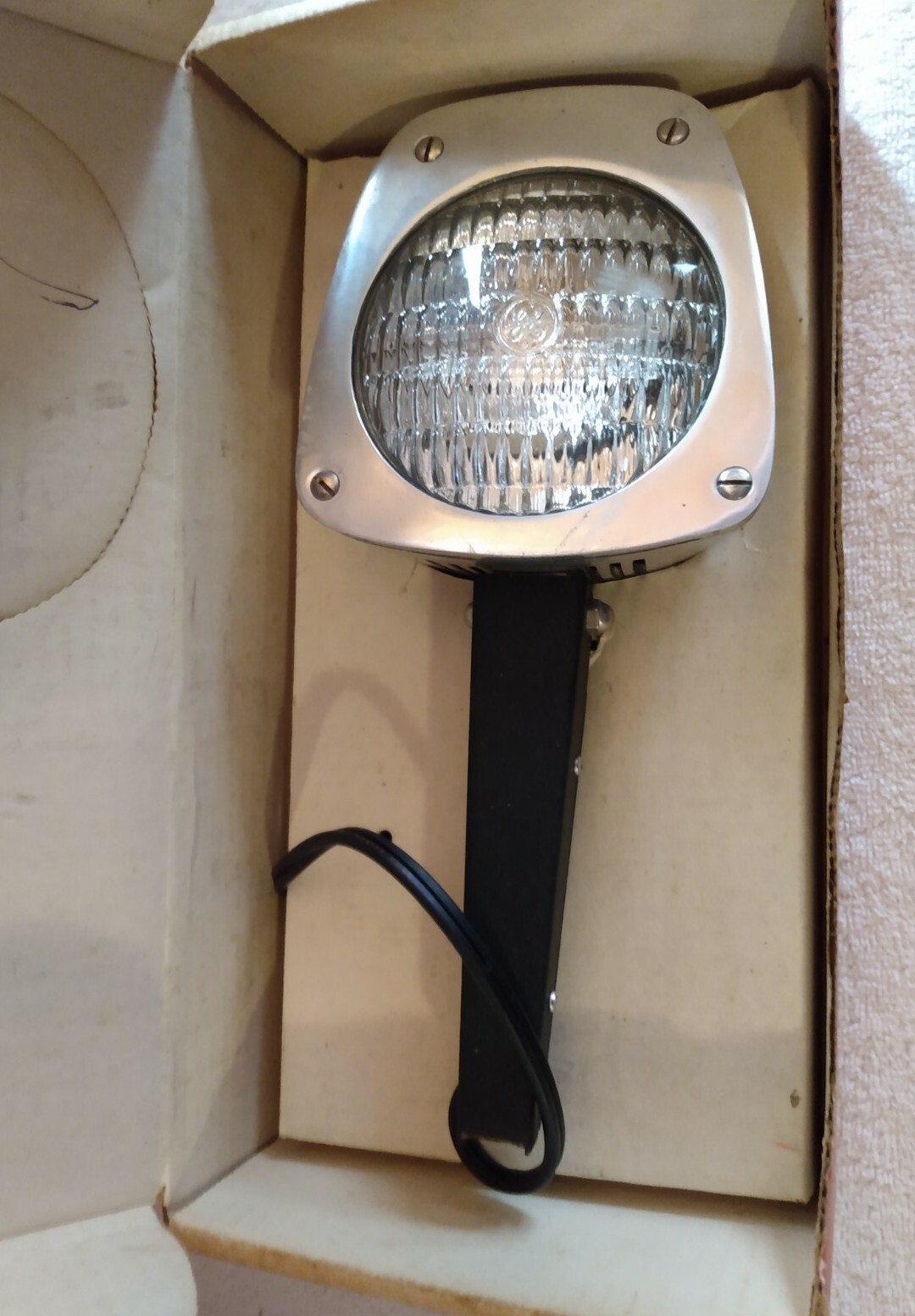 General Electric Sun King Vintage Movie Camera Light With Original Box Unifold