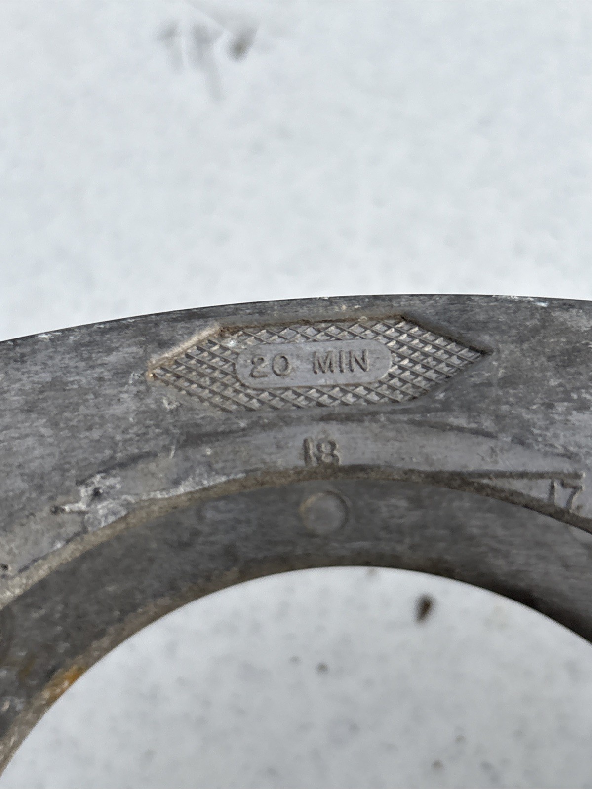 Goldberg Bros 35mm Cast Metal Film Movie Theater Reel 20 Min 15″ Decor 2X VTG