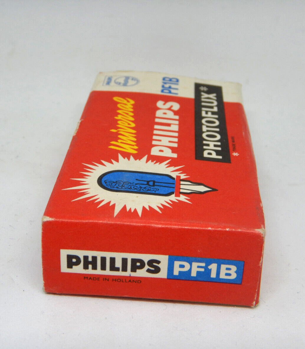 Vintage Philips Photoflux PF1B Light Bulb AC9 Pack Of 5 Camera Flash New Unused