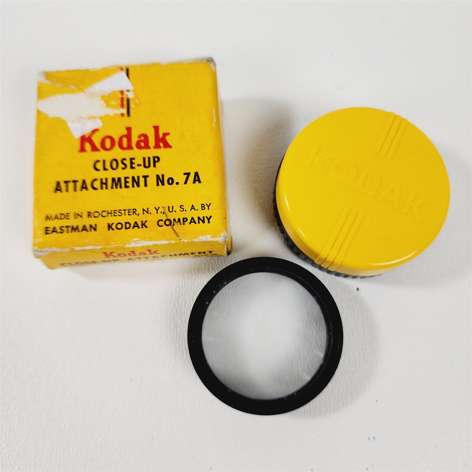 3 Vintage Kodak Camera Accessories No 7A Close-Up Attachment Bower T-Mount T-EOS