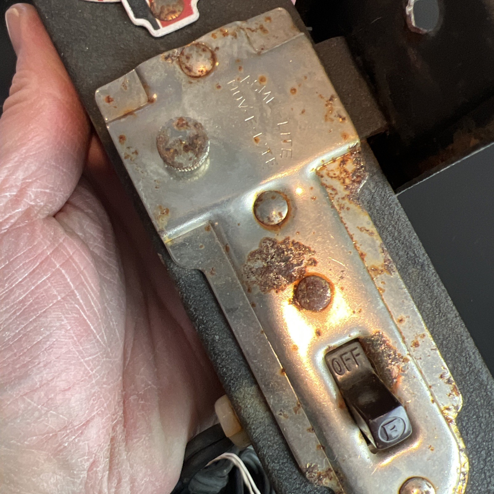 VINTAGE ACME LITE MOV-E-LITE 2-bulb Works