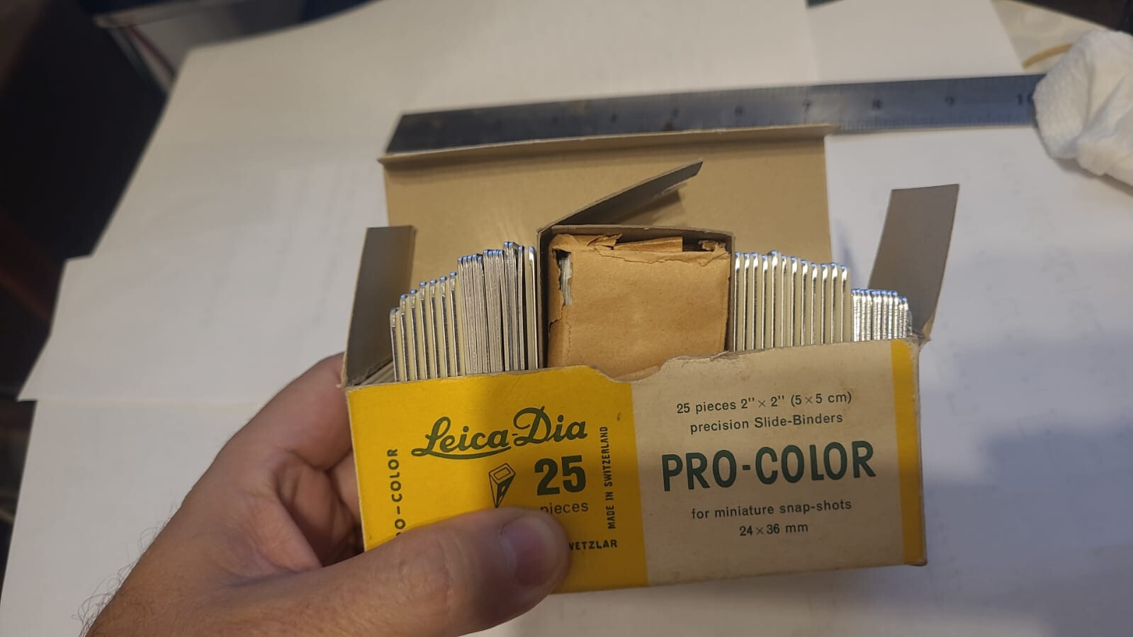 Vintage Leica-Dia Precision Slide Blinders Mini Snap Shots 24 X 36