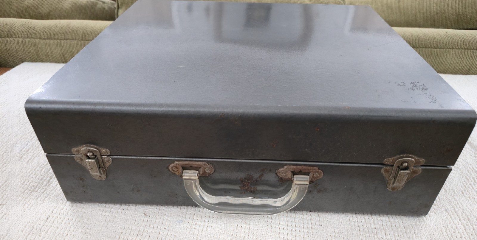 VINTAGE Movie Camera Folding Light Bar 4 Lighting Units Case Handle 2 WORK!
