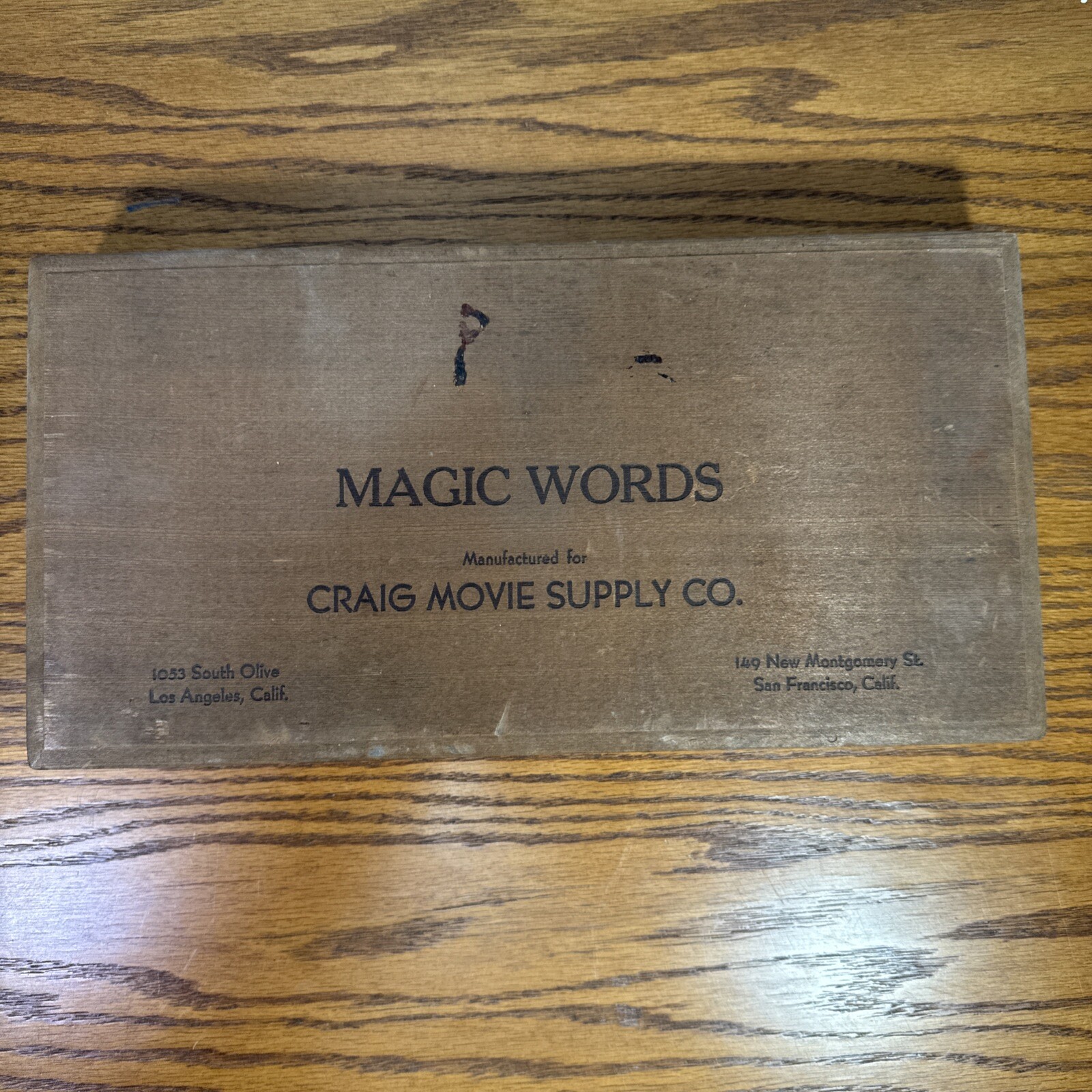 Magic Words Vintage Movie Title Set by Craig Movie Supply Co.