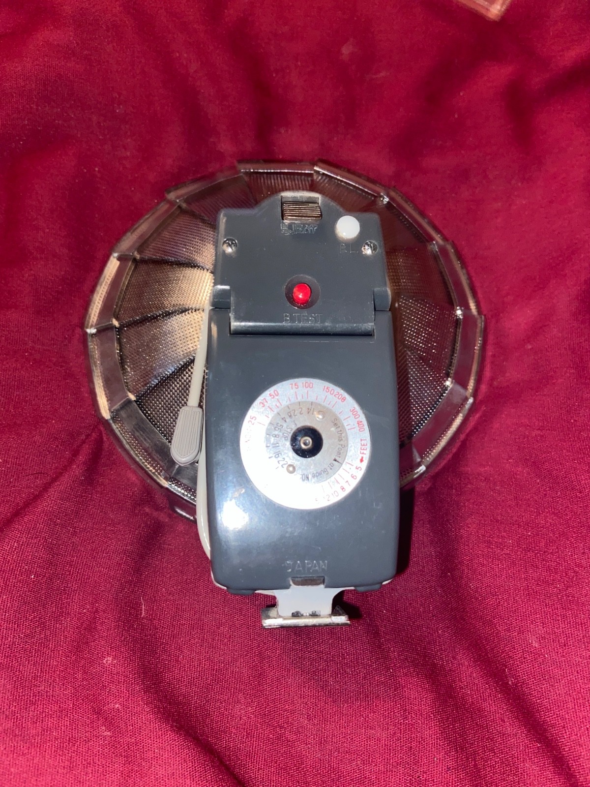 Vintage Kalimar PM Mag 5 multi bounce flash gun 1960s camera accessory In Box