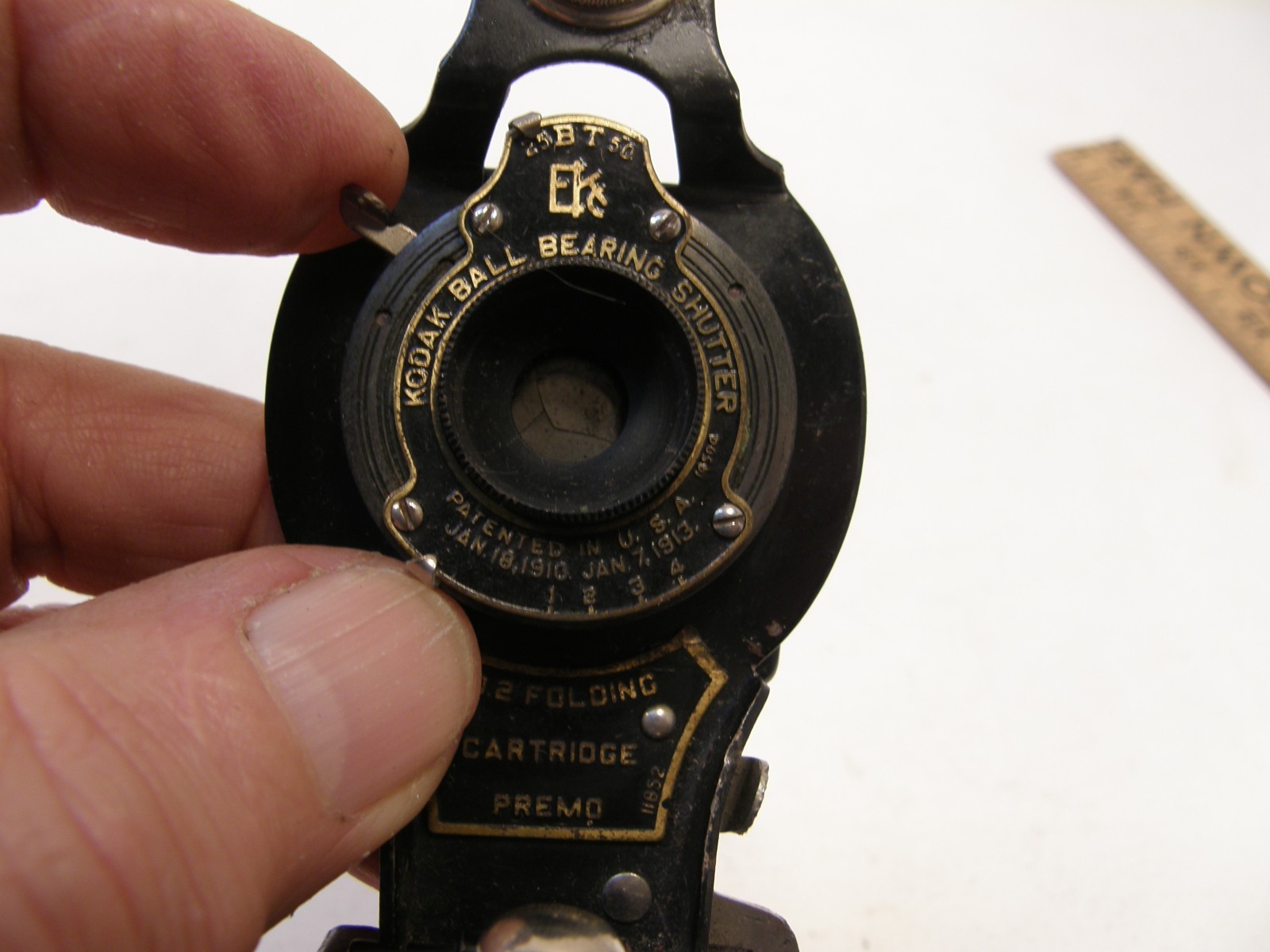 VINTAGE EKCo KODAK BALL BEARING SHUTTER NO 2 FOLDING CARTRIDGE PREMO PART