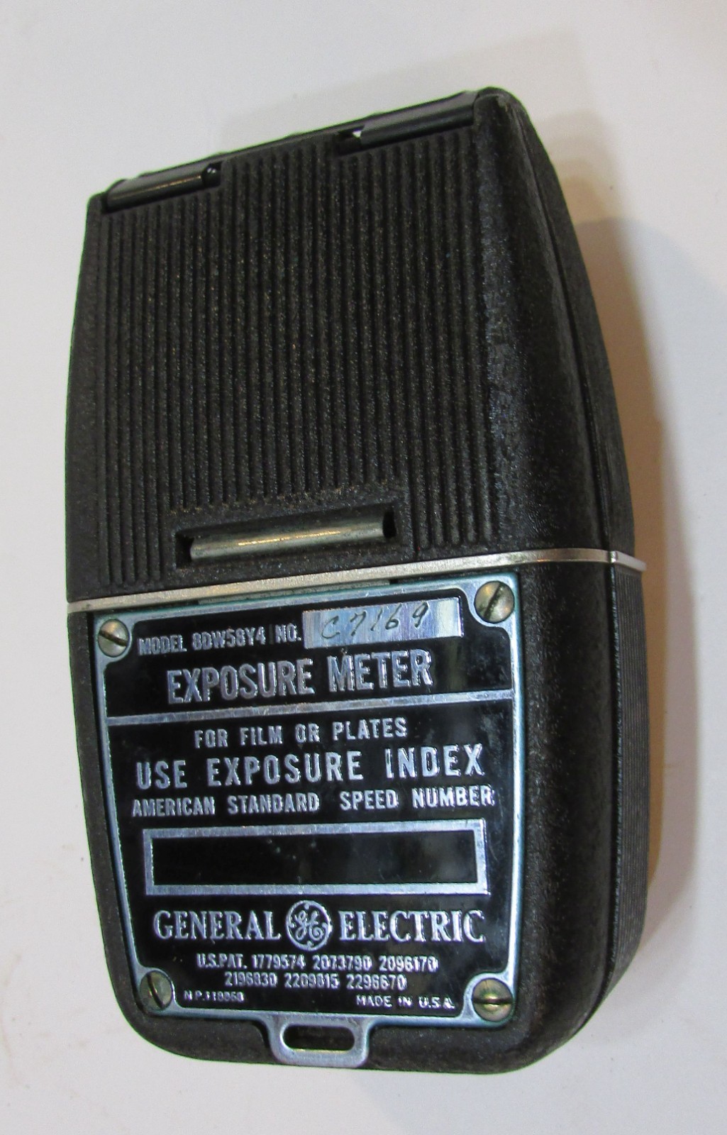 Vintage 1940s GE Photo Exposure Light Meter 8DW58Y4 Works Tested w Leather Case