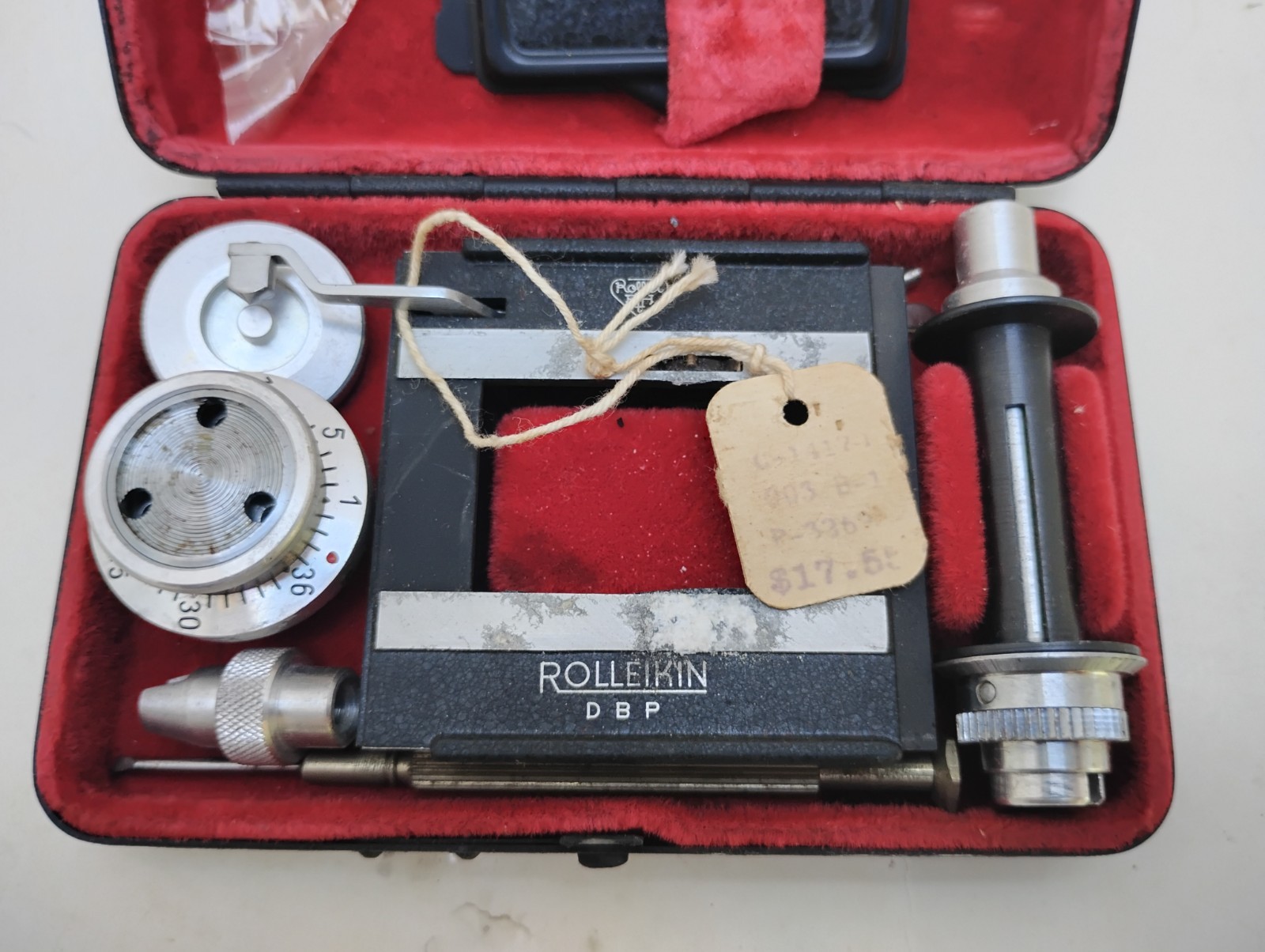 Vintage Rolleikin 35mm Film Adapter Kit Rolleiflex As-Is Estate Find Case DBP