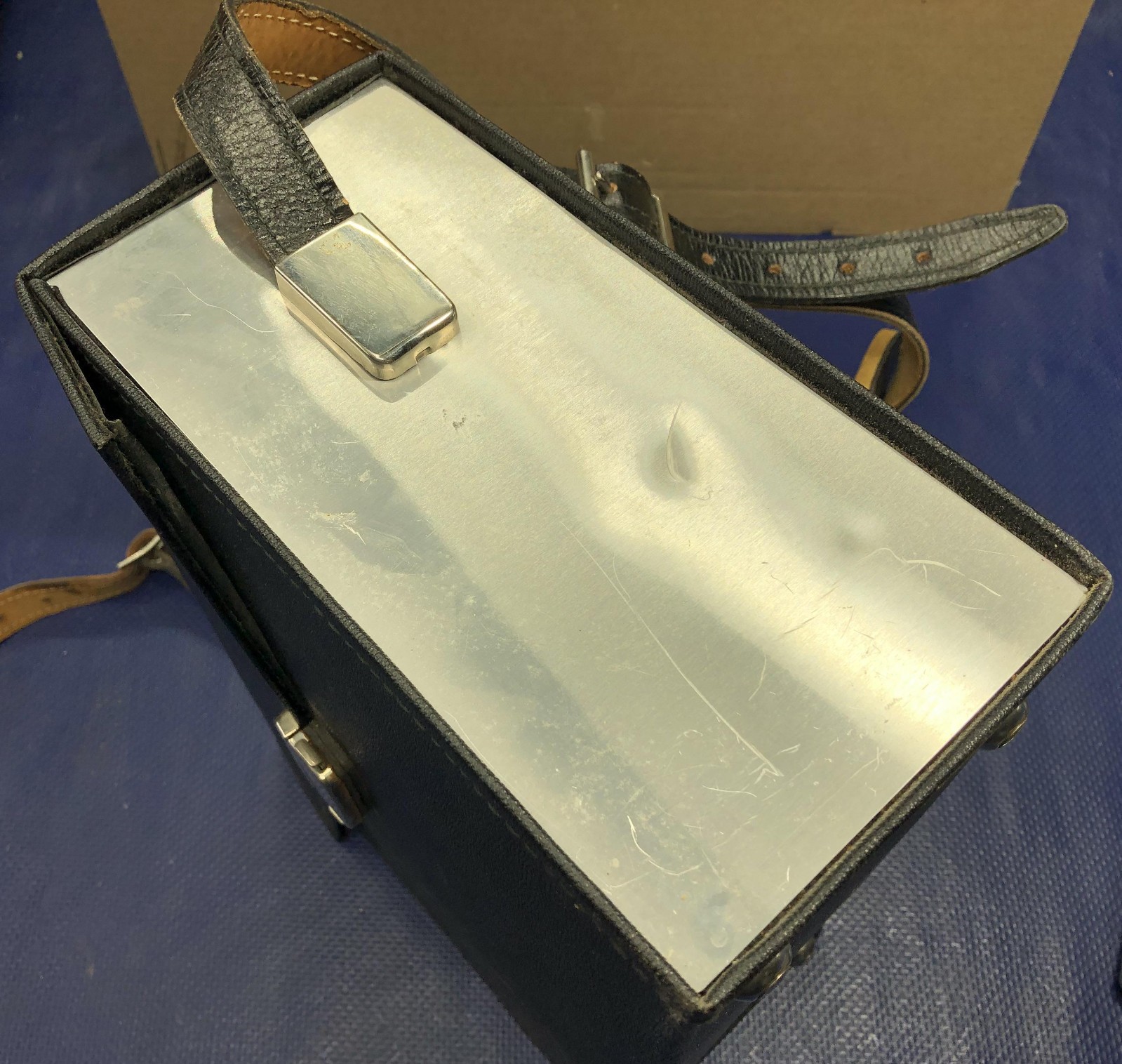 Polaroid Land Camera Case 13 x 9.5 x 5 vintage carry storage 250 350