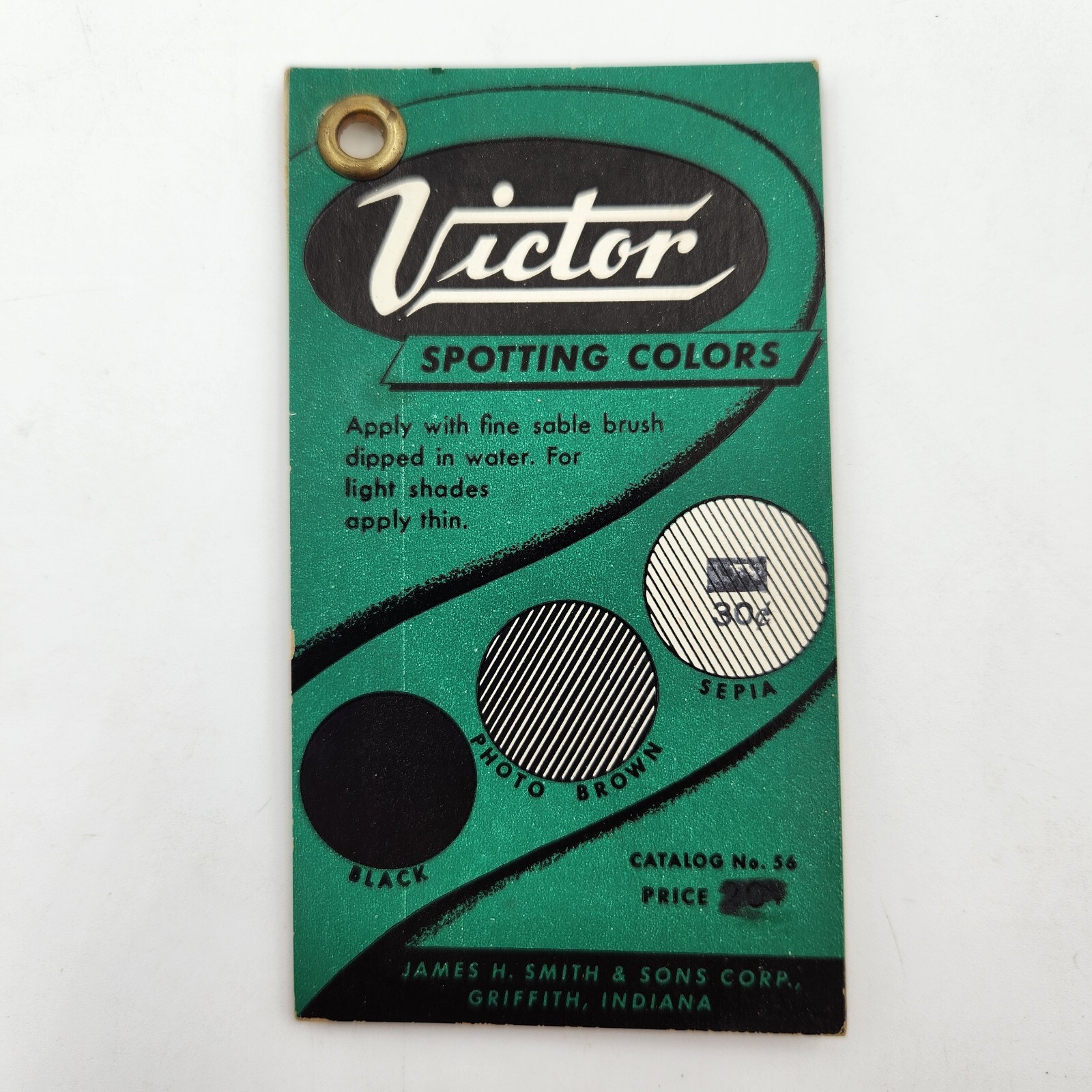 Victor Spotting Colors Cards James H Smith & Sons Corp. Vintage Photography