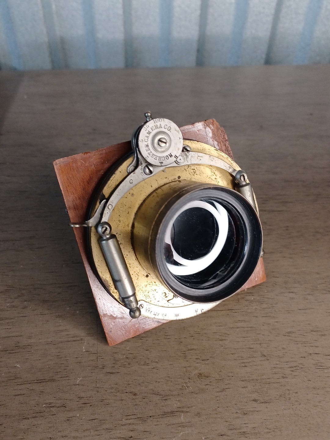 Antique Bausch & Lomb Unicum Camera Shutter With ROC Thelephoto Lens & Flange