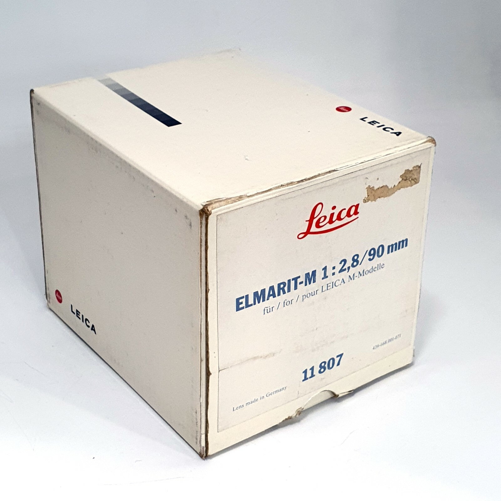 Leica Elmarit-M 1:2.8 90mm Empty box (No Lens , Only Box)