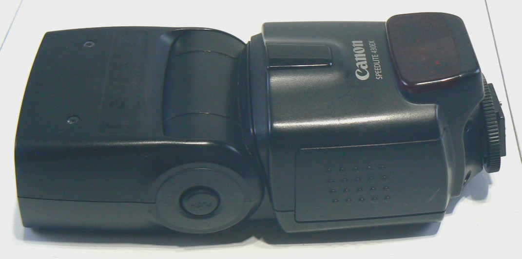 Canon Speedlite 430EX Camera Hot Shoe Flash w/Slide Out Diffuser- Works TESTED