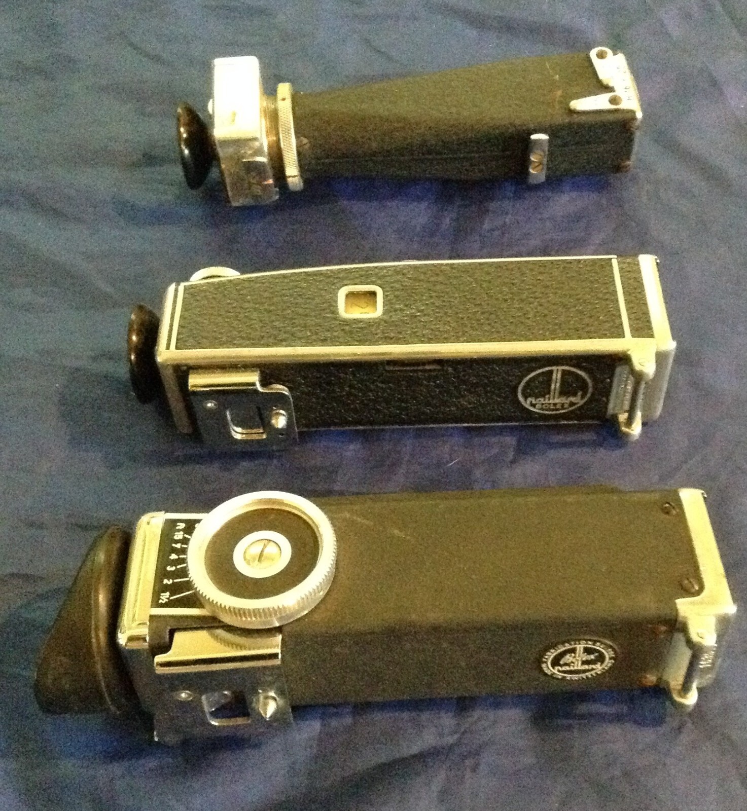 3 Vintage Bolex Sidefinders – Preview Finder, Octameter, & Trifocal Viewfinder