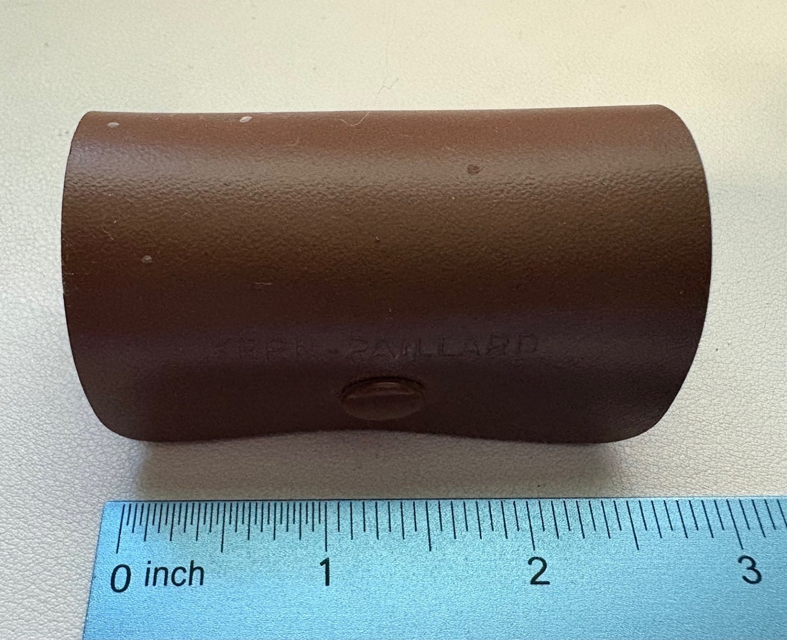 Original Kern Paillard Bolex Leather LENS CASE for D mount Switar Lens