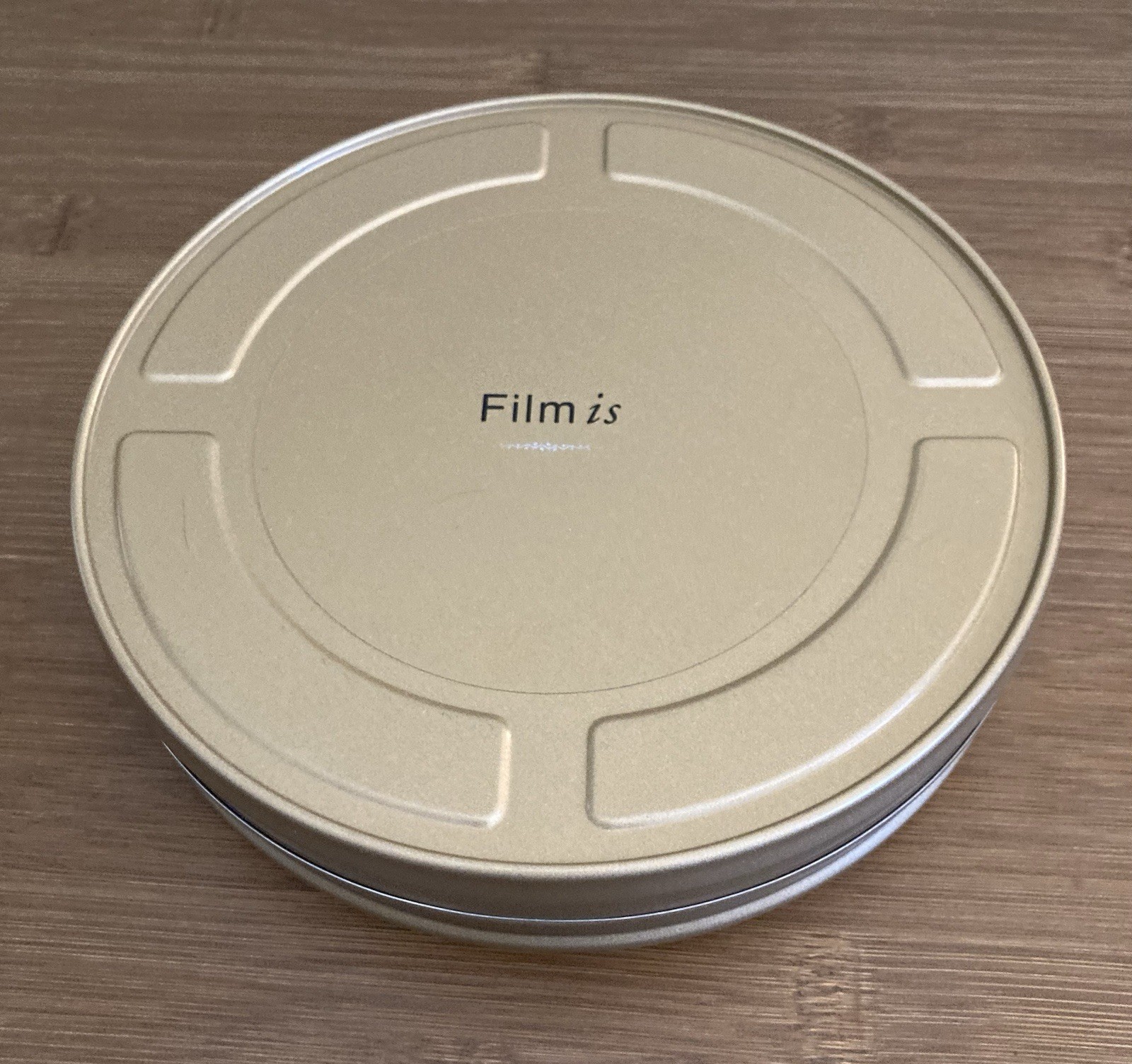 Vintage Kodak Metal Film Canister 7” Movie Reel Container Bronze Cinema Decor