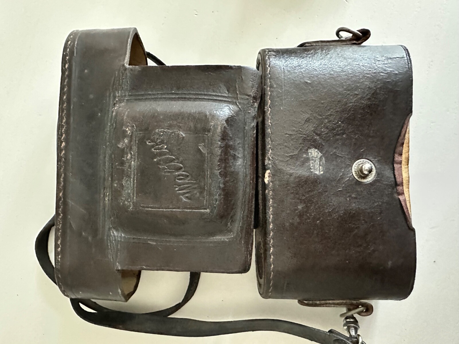 Rare WWII Welta Weltix Compur Munchen Cassar Camera & Leather Case