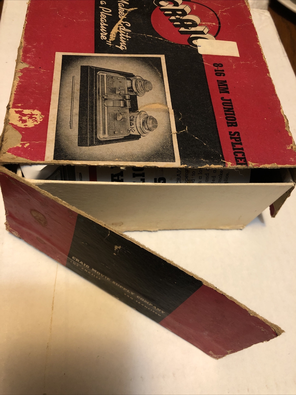Vintage Craig Junior Splicer 8mm or 16mm W/ Box, Los Angeles