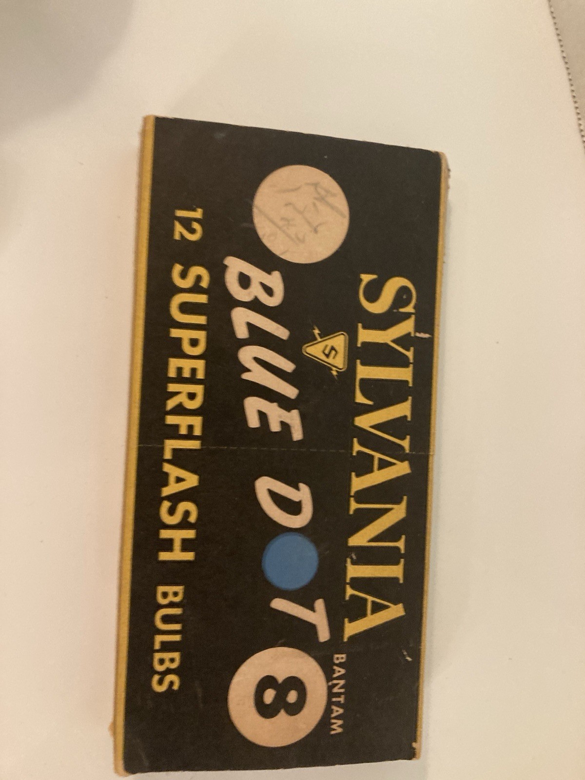 🧚🏻VTG SYLVANIA Blue Dot Super flash Bulbs M-2 (11)/ Bantam 8 (7)