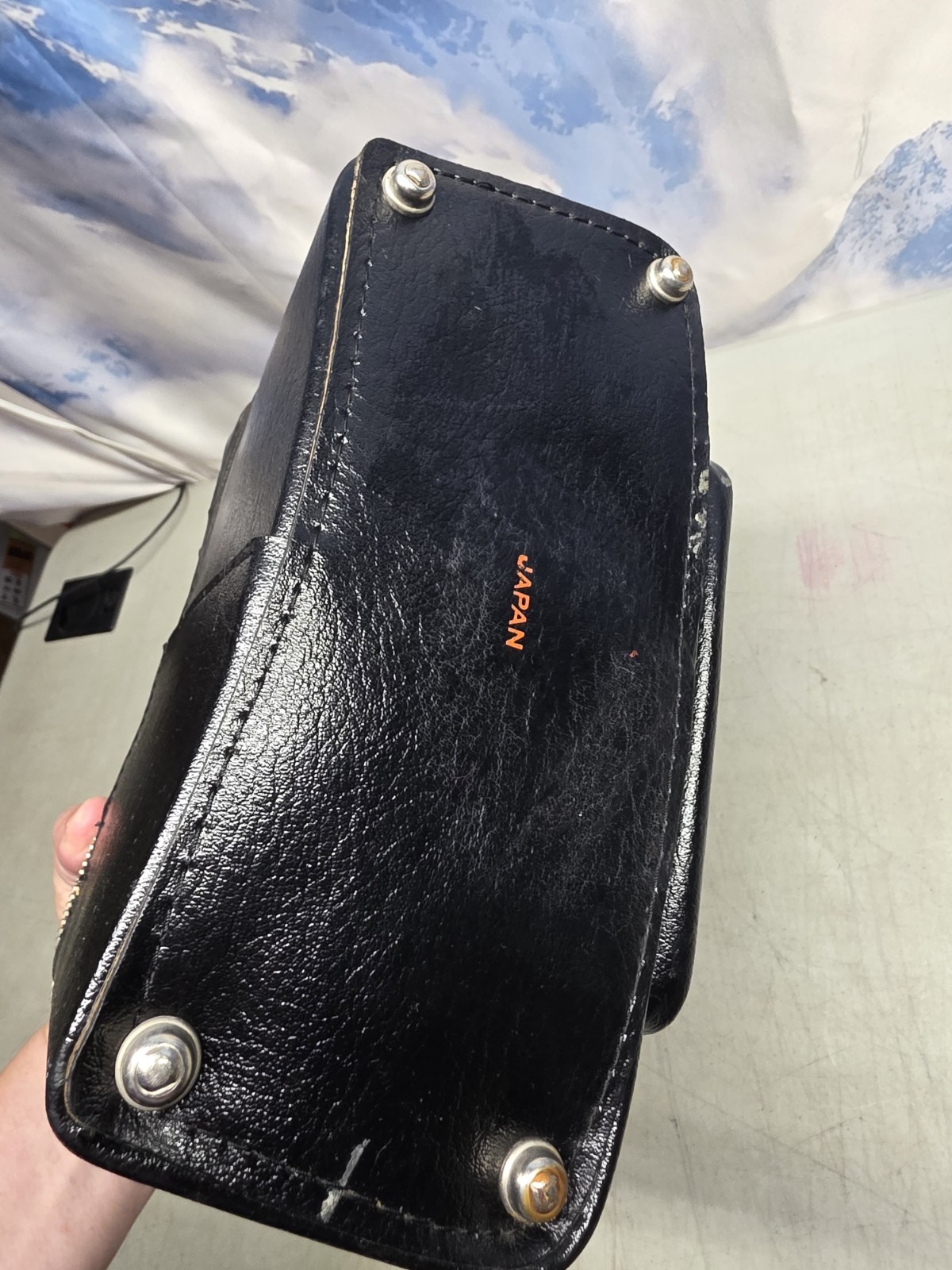 🔥 Vtg Kali Style Bag Retro Film Camera Leather Case Handcrafted In Japan