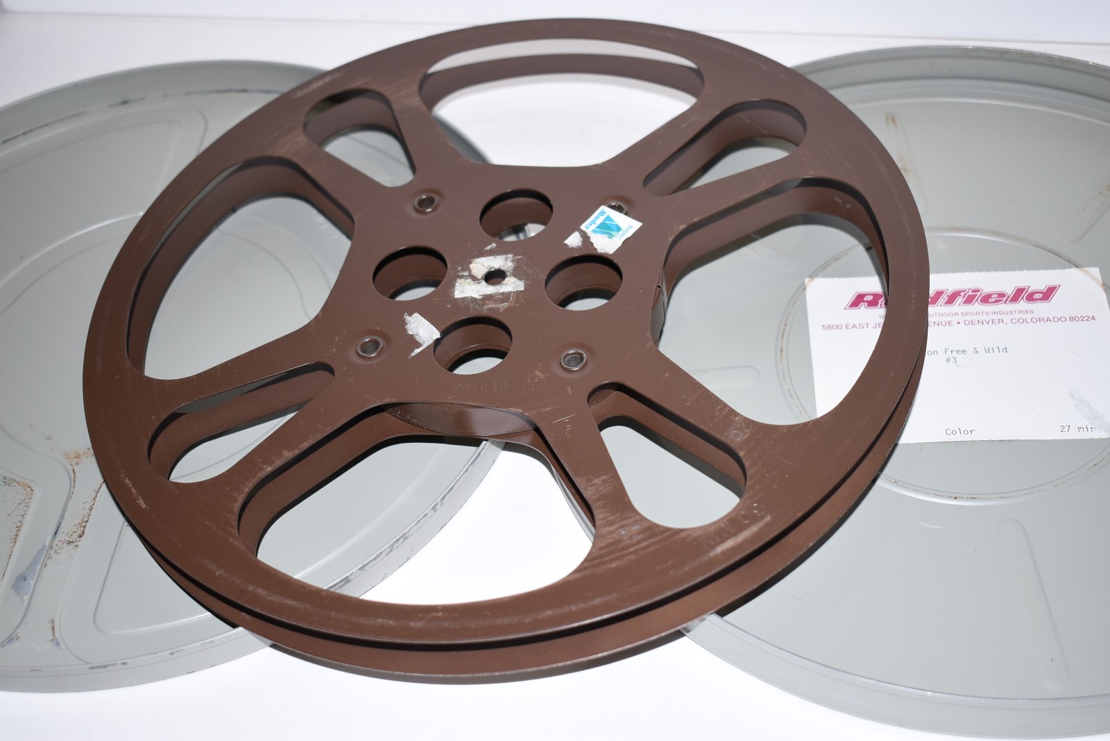 Vintage Goldberg 16mm Film Reel – Empty 12” Diameter with Canister