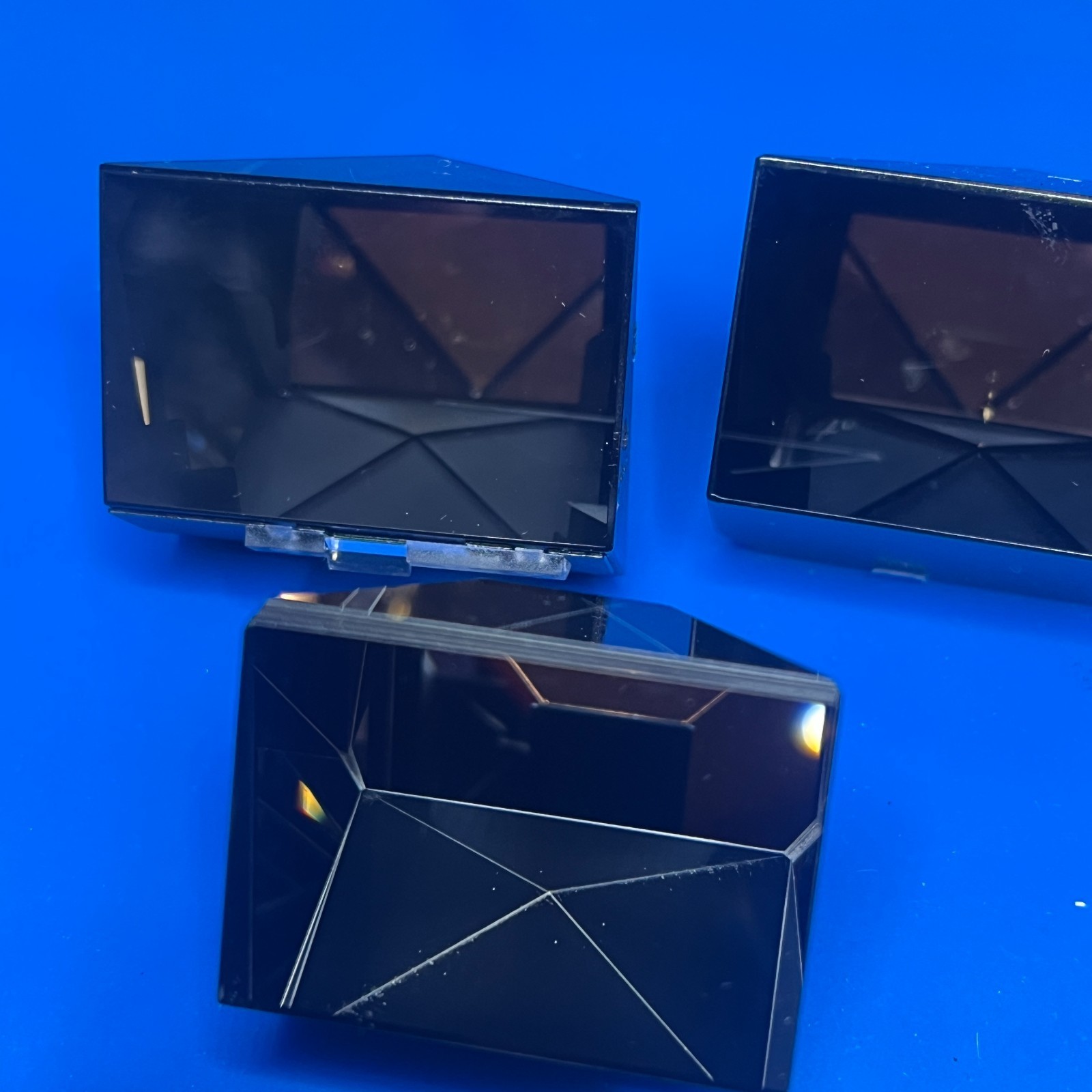 Lot of 5 Vintage Optical Glass Pentaprisms – Camera Parts Art Science
