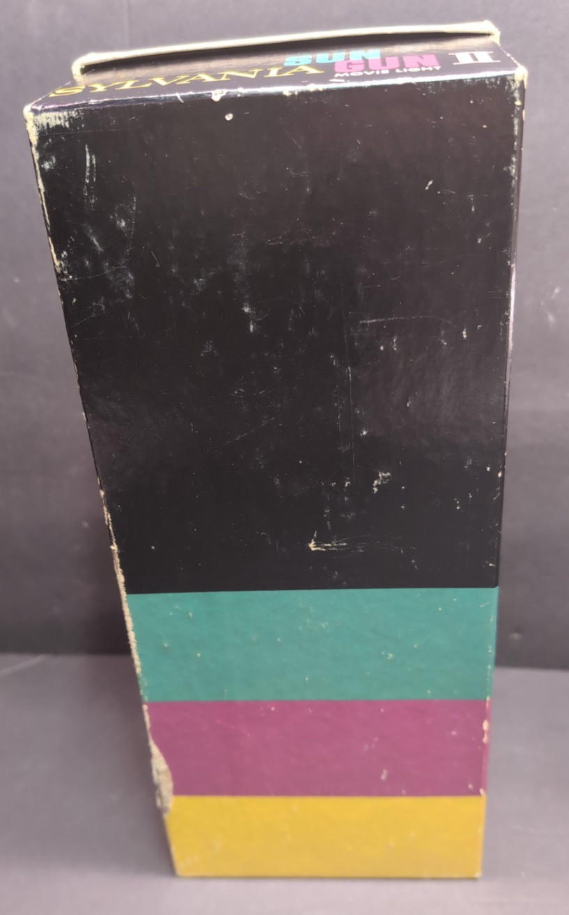 SYLVANIA SUN GUN II SG-55 Movie Lighting 1960s Vintage TESTED WORKS
