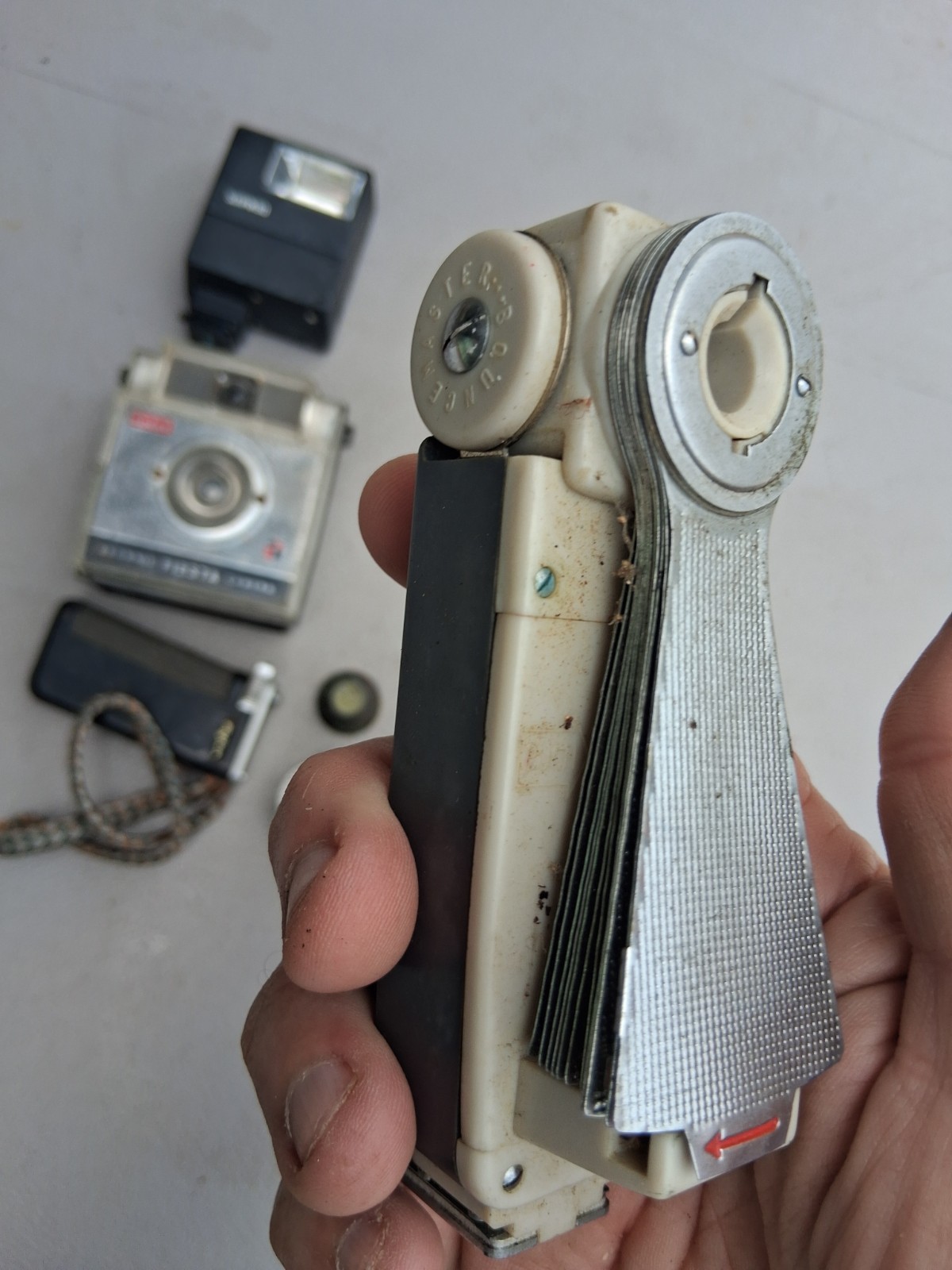 Vintage Camera Parts 7 Pieces Different Company’s Untested For Parts Or Display