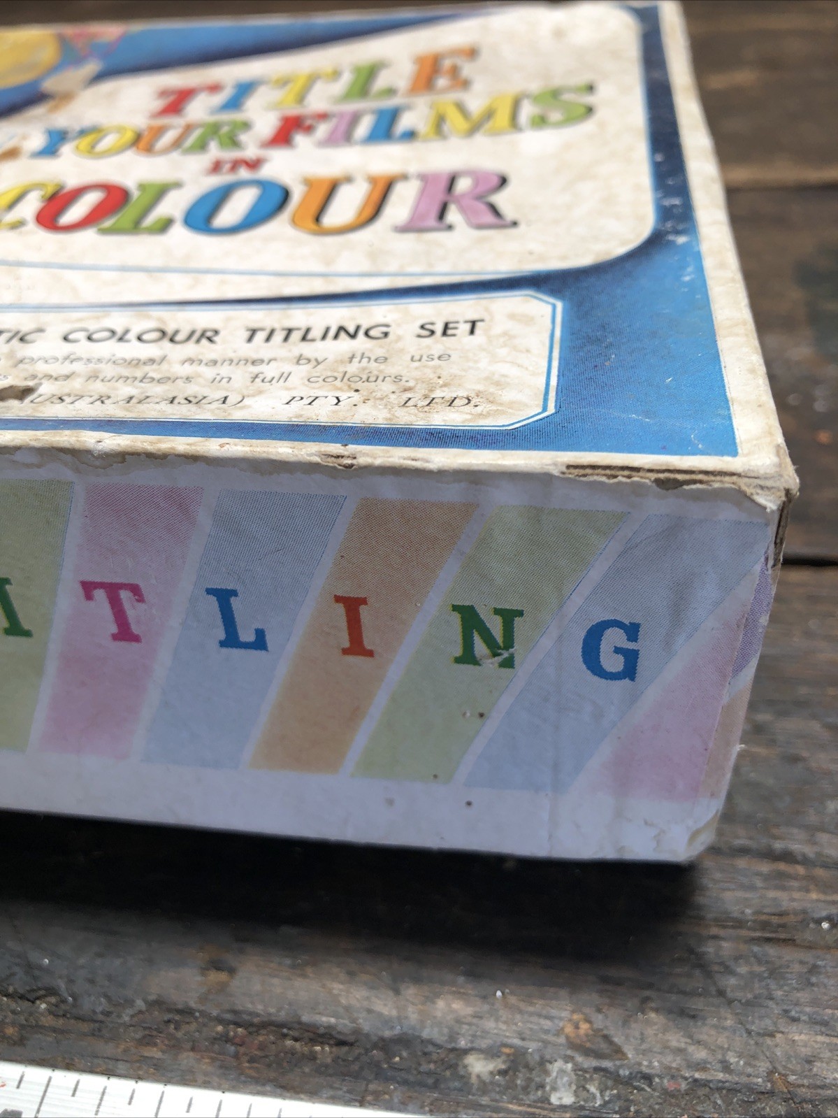 “TITLE YOUR FILMS IN COLOUR” Vintagr Set By Austral Distributed By Kodak Aus