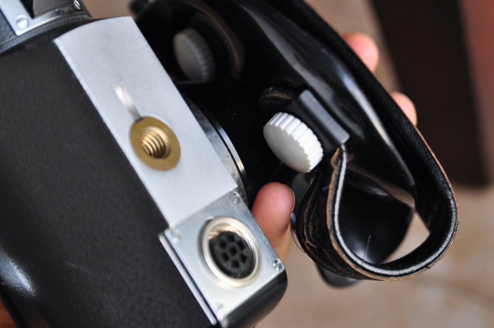 Bolex hand grip for Bolex H16 Reflex camera EBM camera Tested