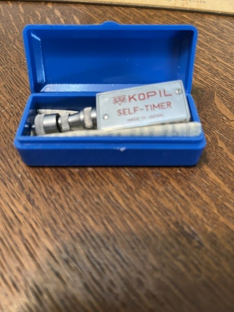 Vintage Kopil Mechanical Self Timer With Case For Film Cameras