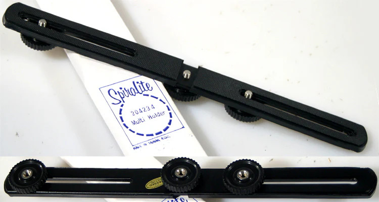 Vintage Dual-Camera Bracket Mount – Holds 2 Cameras at Once, 1/4-20 Tripod