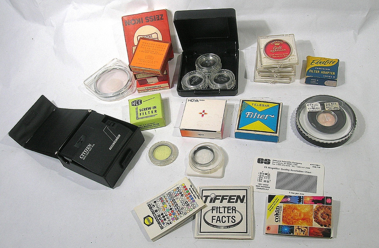 LARGE LOT OF VINTAGE CAMERAS ZEISS, ETC. FILTERS & ACCESSORIES – BEST OFFER