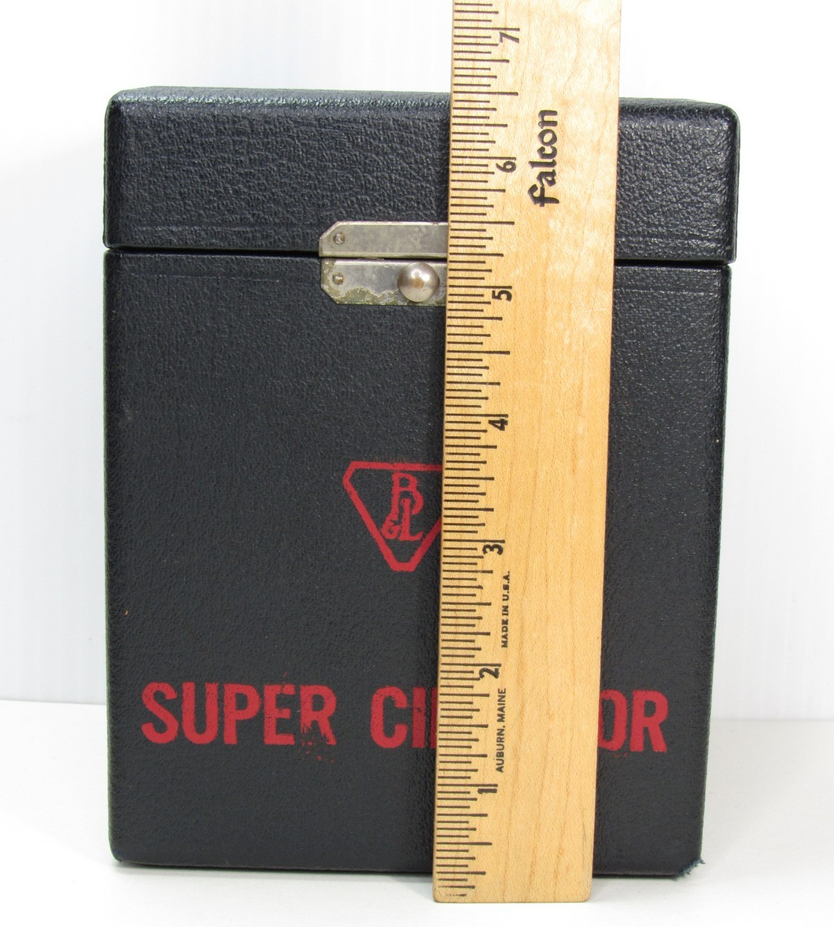 RARE Vtg Bausch & Lomb Super Cinephor Box Case ONLY for Cinema Projector Lens