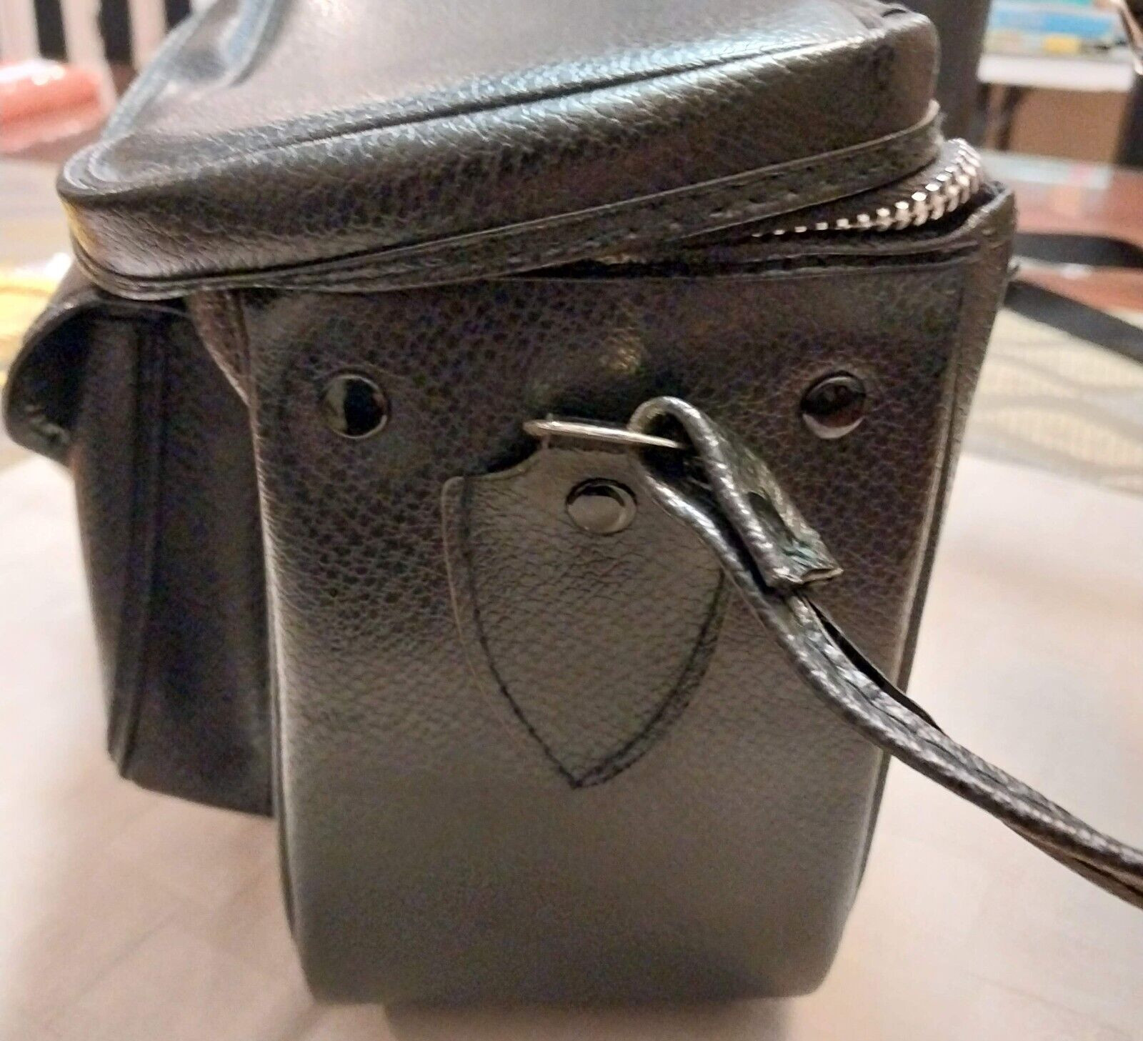 Vintage Camera Bag Case Black. Made in Japan