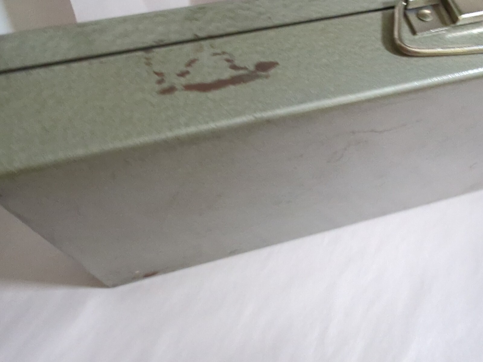 Vintage Tower 35mm Slide Film Metal File Storage Box Case 14½ x 7½ x 2″