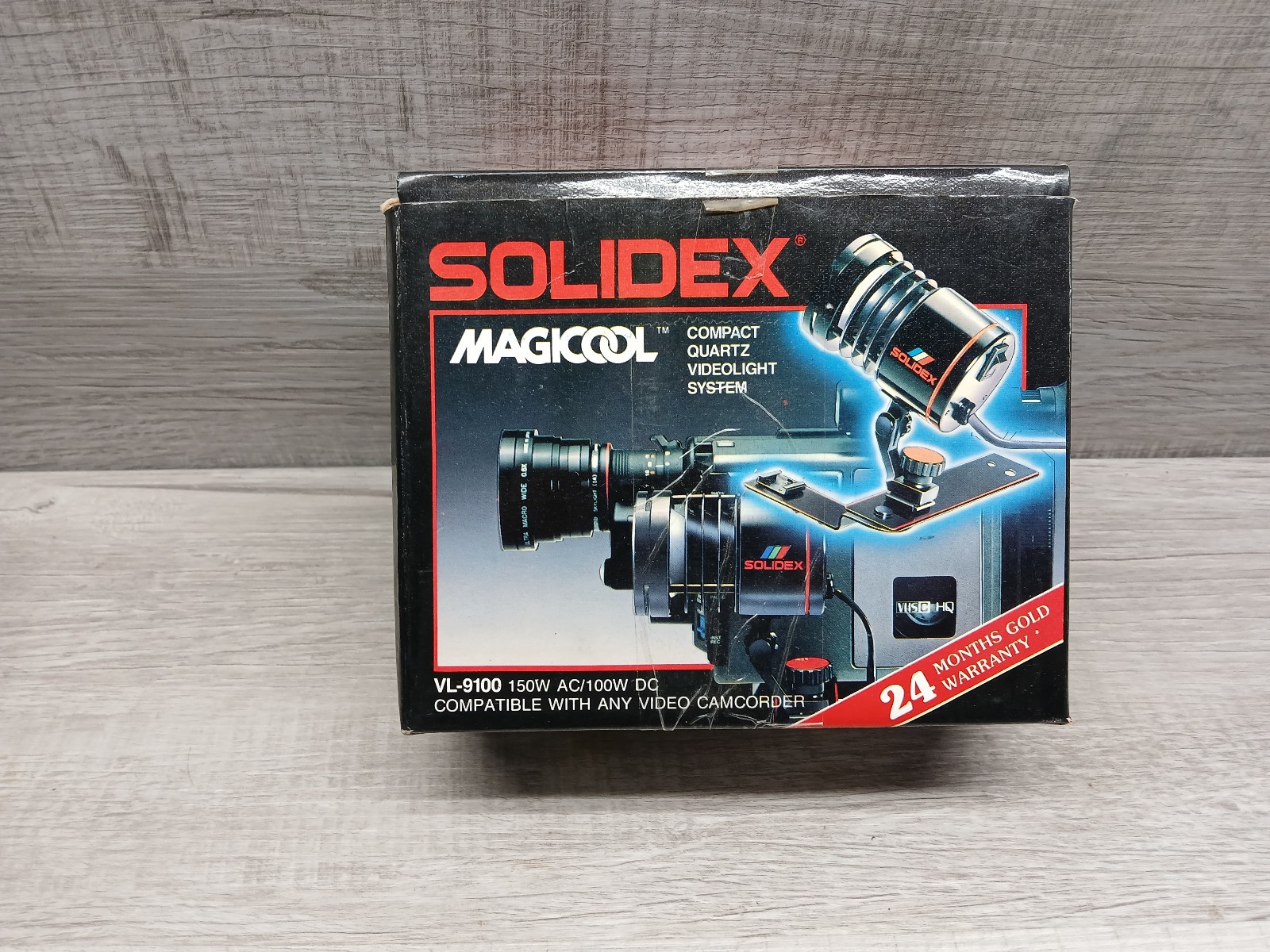 SOLIDEX “Magicool” – Quartz “Camcorder” Light for Filming – New in opened Box